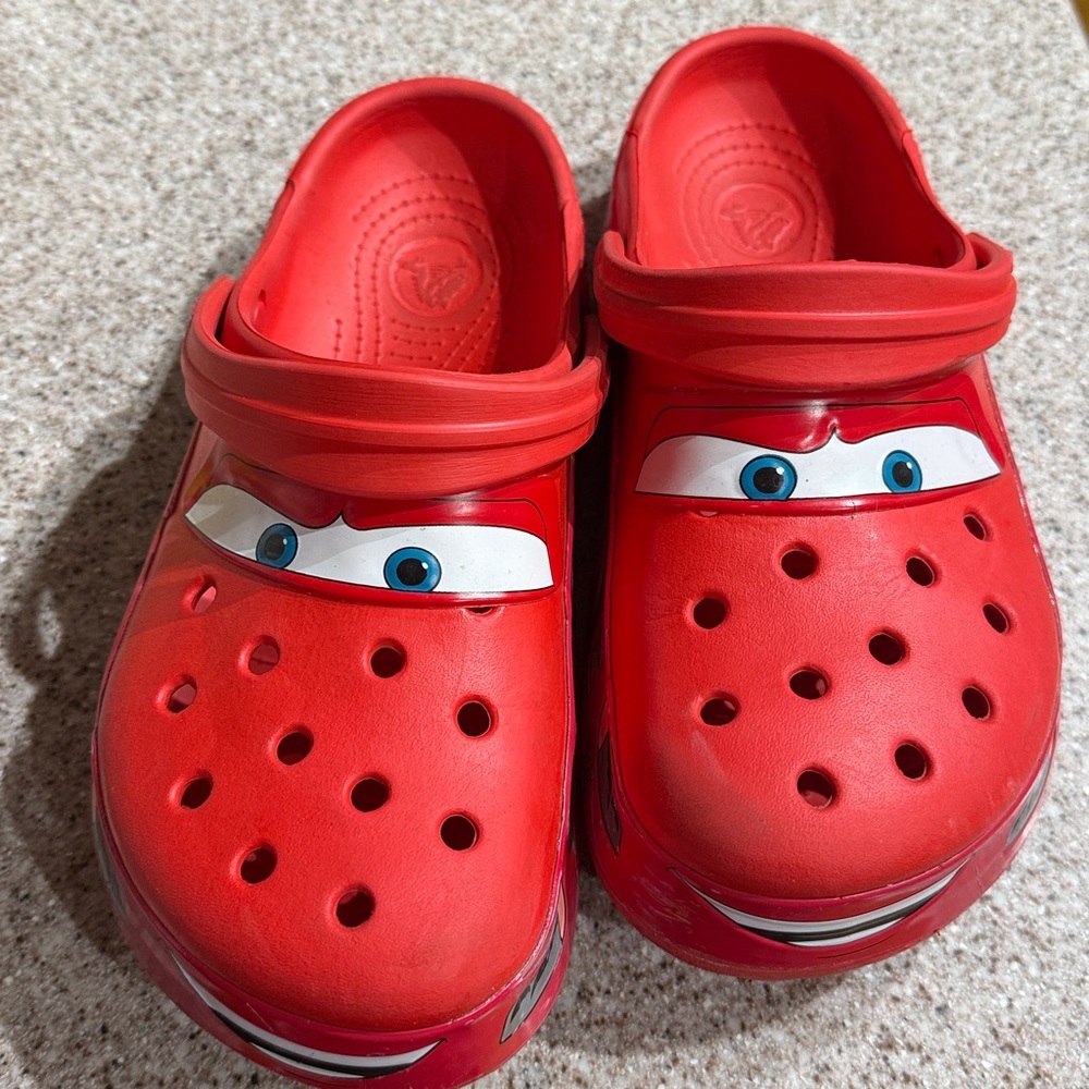 CROCS Red Cars lightning mcqueen